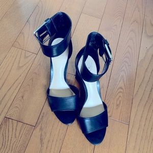 Vince Camuto Leather Heels, size 8. Worn twice!